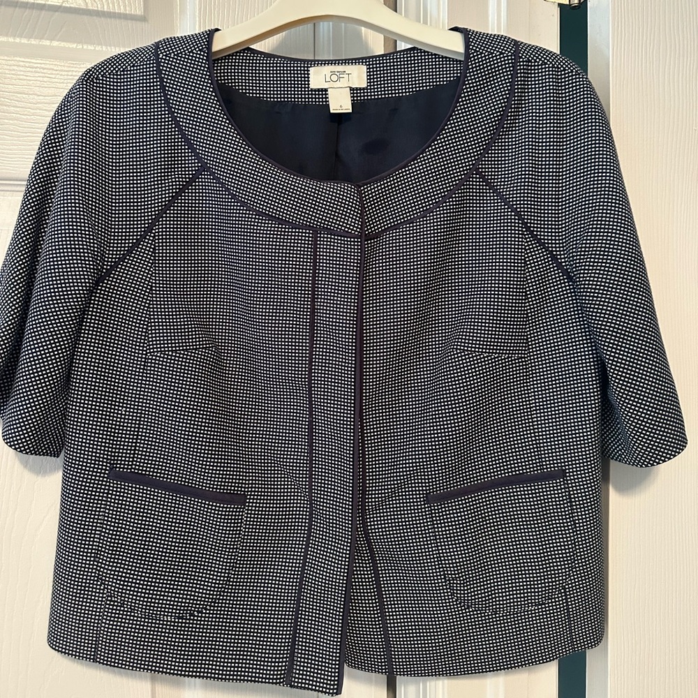 Loft Monochrome Patterned Jacket - image 1